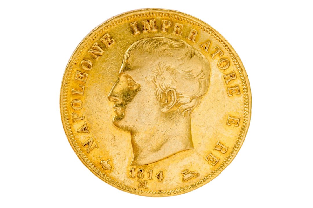 Italien /GOLD - Napoleon I. (1805-1814) 40 Lire 1814-M - Bild 1 aus 2