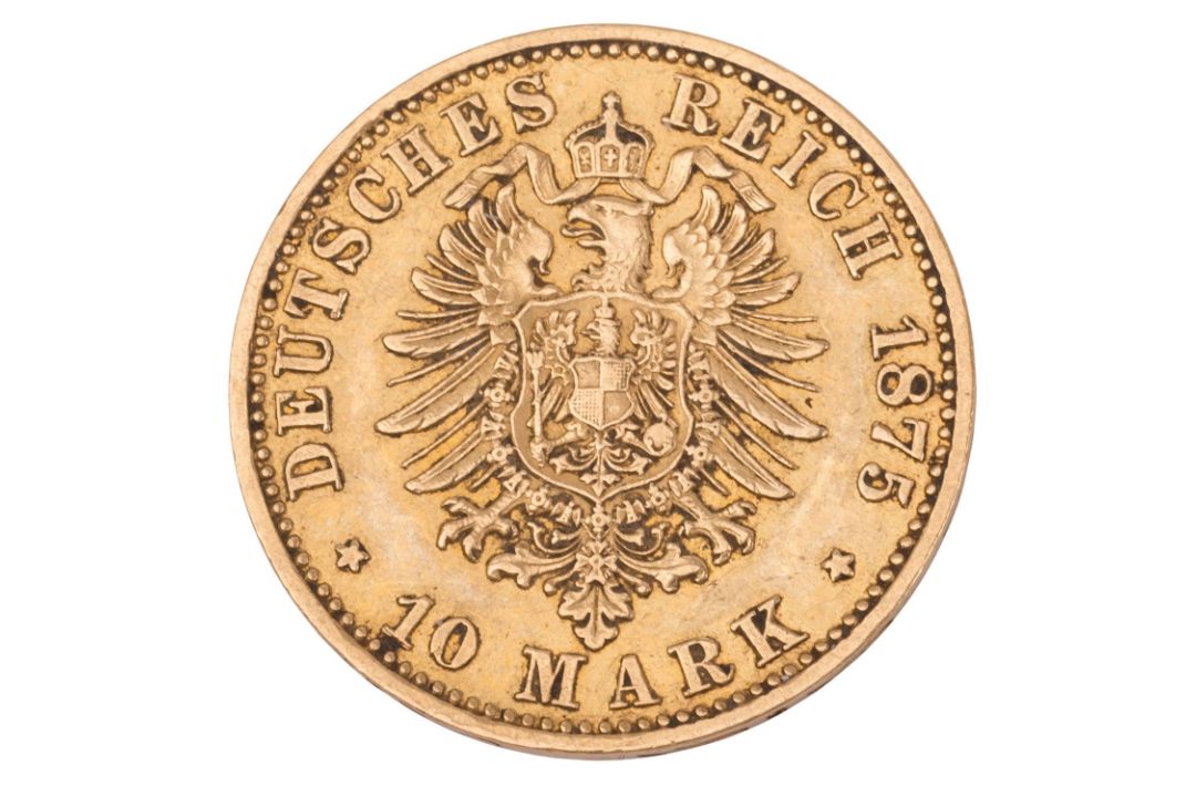 Dt. Kaiserreich /GOLD – Preußen, Wilhelm I. (1861–1888), 10 Mark 1875 A - Bild 2 aus 2