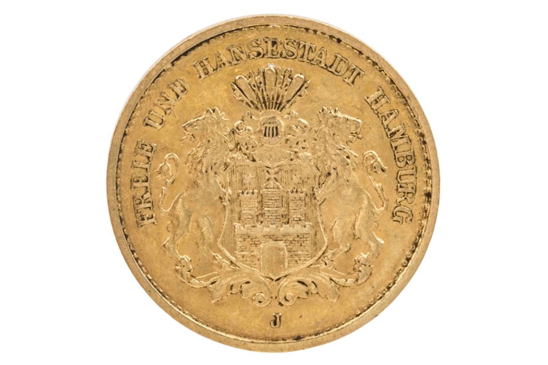 Hamburg/GOLD 5 Mark 1877/J - Bild 2 aus 2