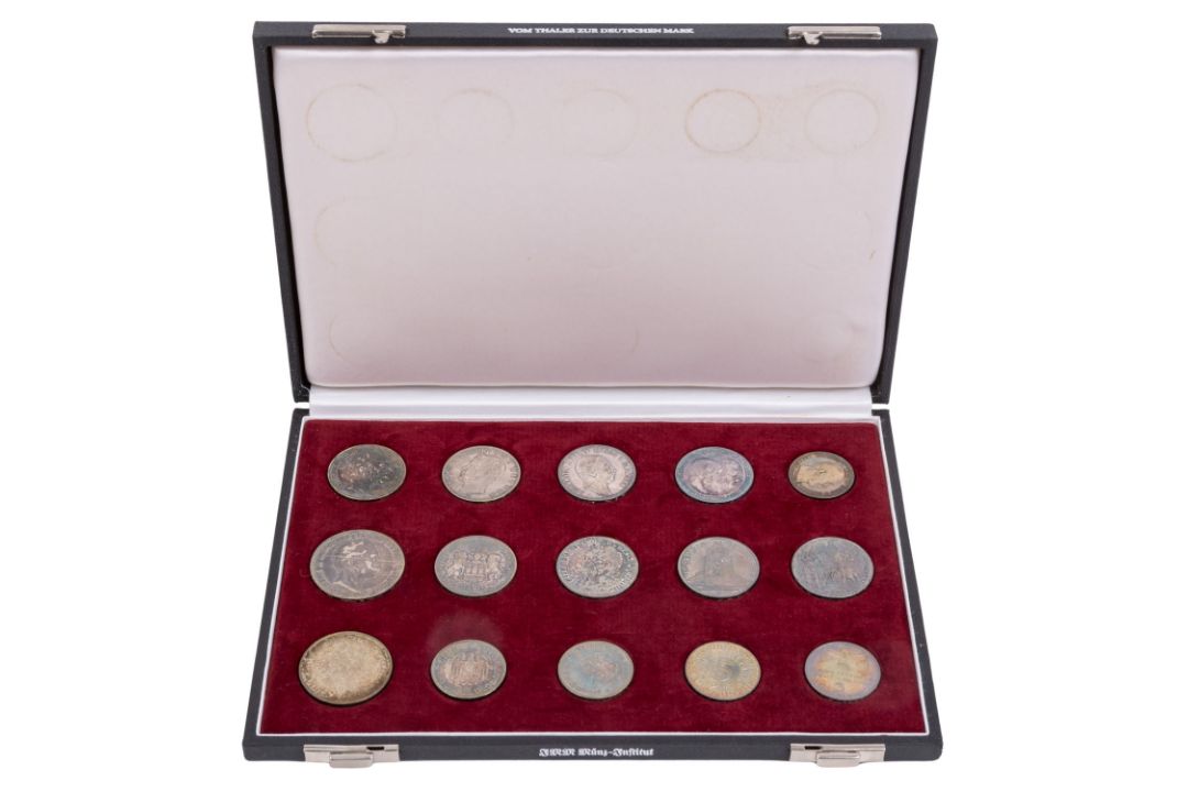 Deutschland/SILBER-Set "Vom Thaler zur Deutschen Mark", - Bild 1 aus 3