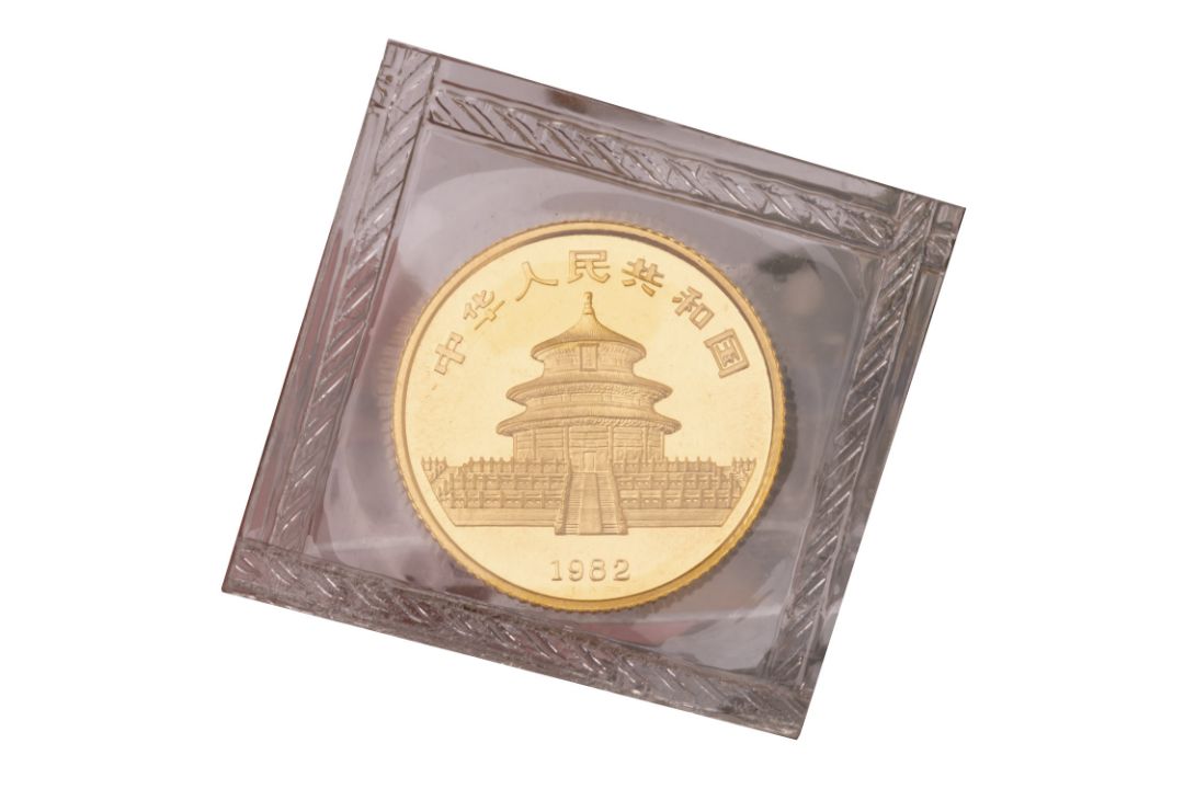 China/GOLD – 10 Yuan 1982, Panda 1/10 oz,  - Bild 1 aus 2