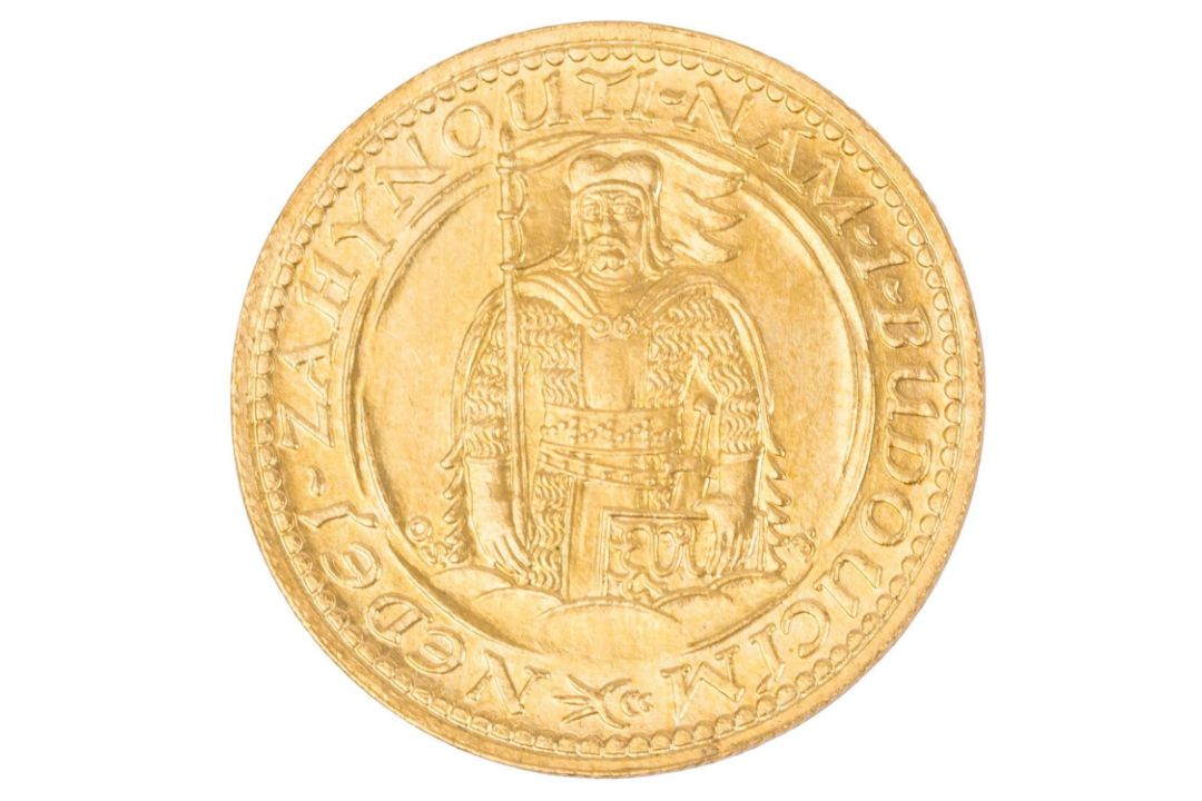 Tschechoslowakei/ Gold - 1 Dukat 1925/ Kremnitz, St. Wenzel, - Bild 1 aus 2