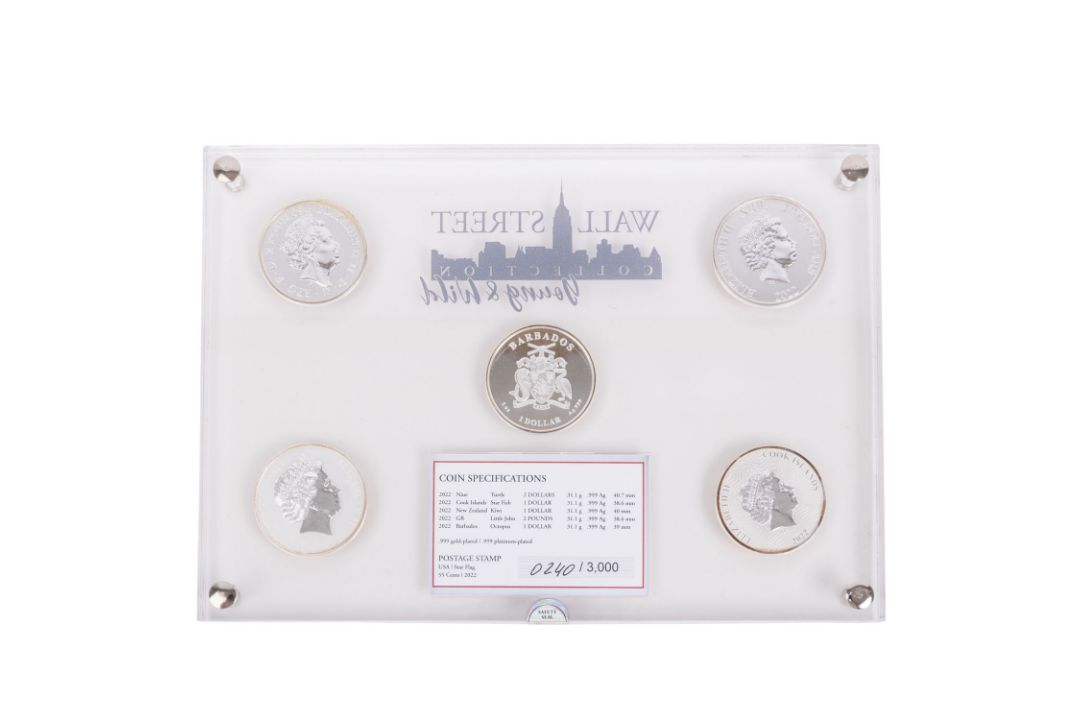USA – Wall Street Collection, 5 × 1 oz Silber 2022 - Bild 2 aus 3