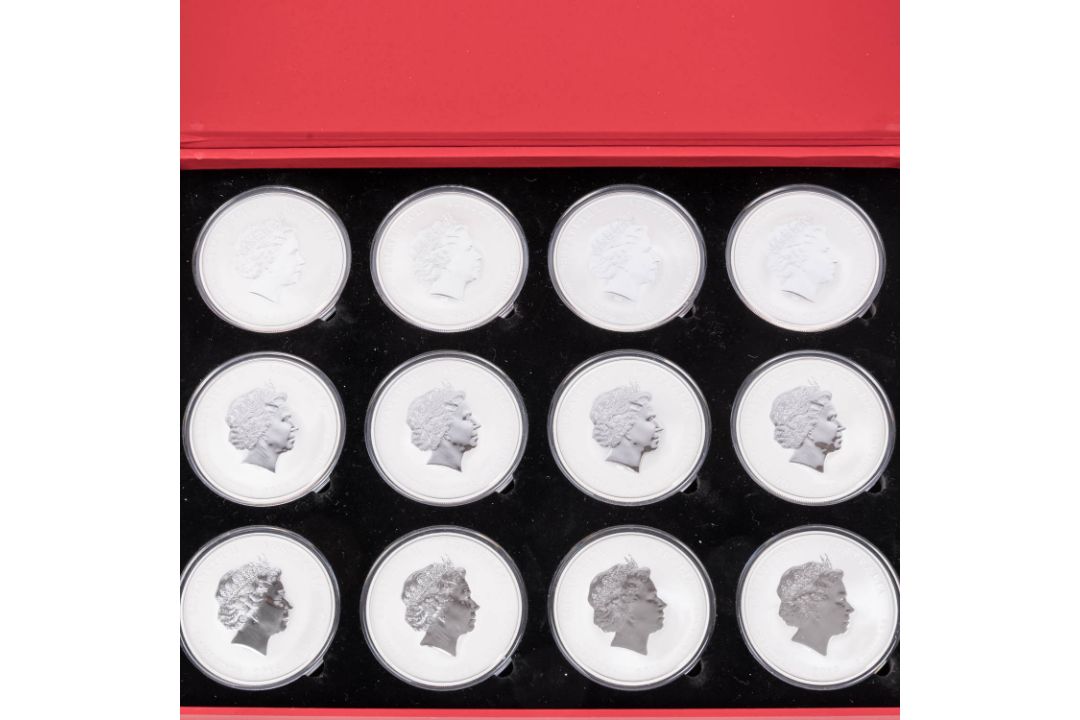 Australien/SILBER 12x 2 Dollar 2008-2019 "Lunar Serie 2" - Bild 3 aus 3