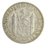 Weimarer Republik - 3 Reichsmark 1928/D, 1000 Jahre Dinkelsbühl,