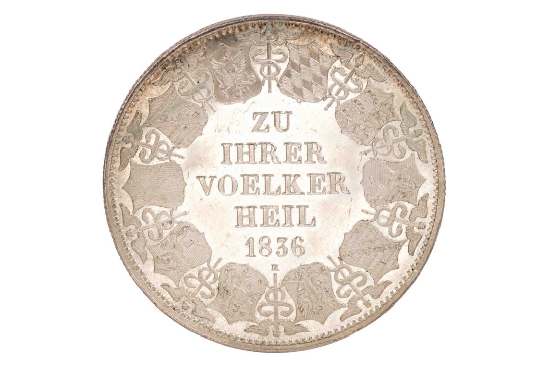 Altdeutschland – Baden, Leopold I. (1830–1852), Kronentaler 1836 - Bild 2 aus 2