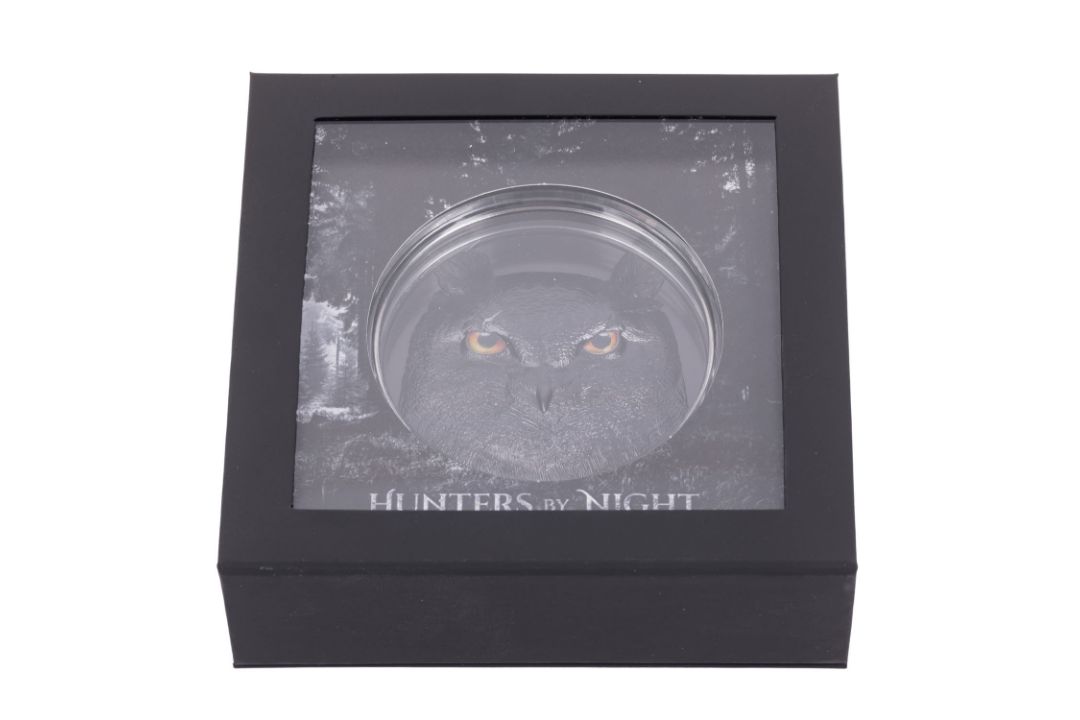 Republik Palau /SILBER – 500 g Feinsilber, 25 $ „Eagle Owl“ 2023 - Bild 3 aus 3