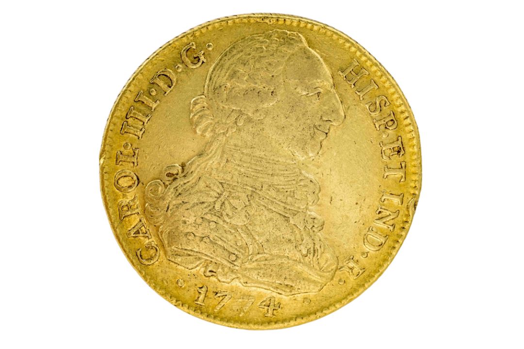 Spanien/GOLD – 8 Escudos 1774/ P-JS, Carlos III. (1759-1788) - Bild 2 aus 2