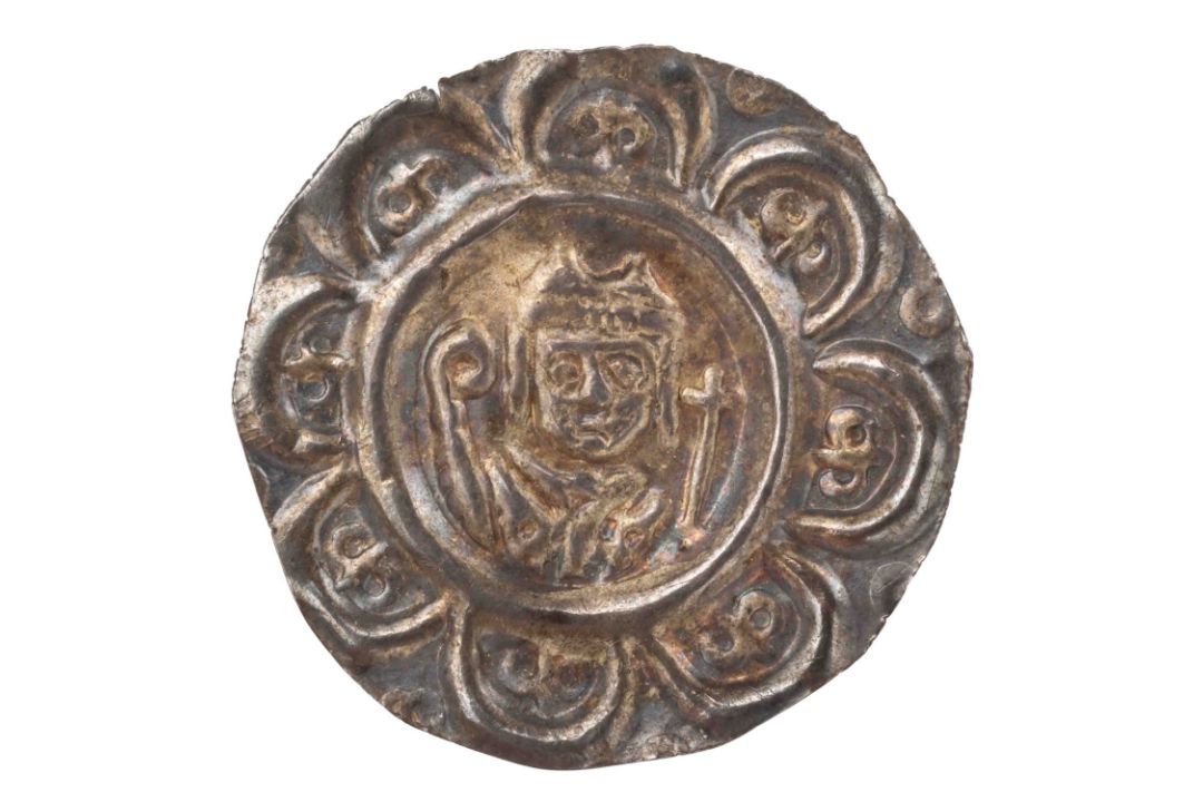 Bistum Augsburg - Brakteat, Hartwig II. von Hirnheim (1202 - 1208), - Bild 1 aus 2