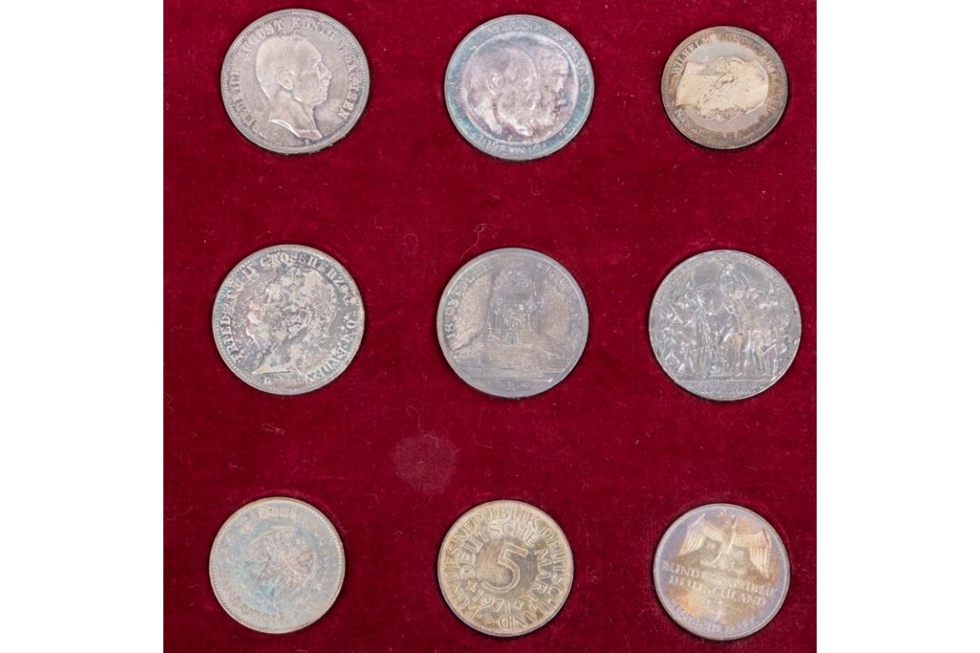 Deutschland/SILBER-Set "Vom Thaler zur Deutschen Mark", - Bild 3 aus 3