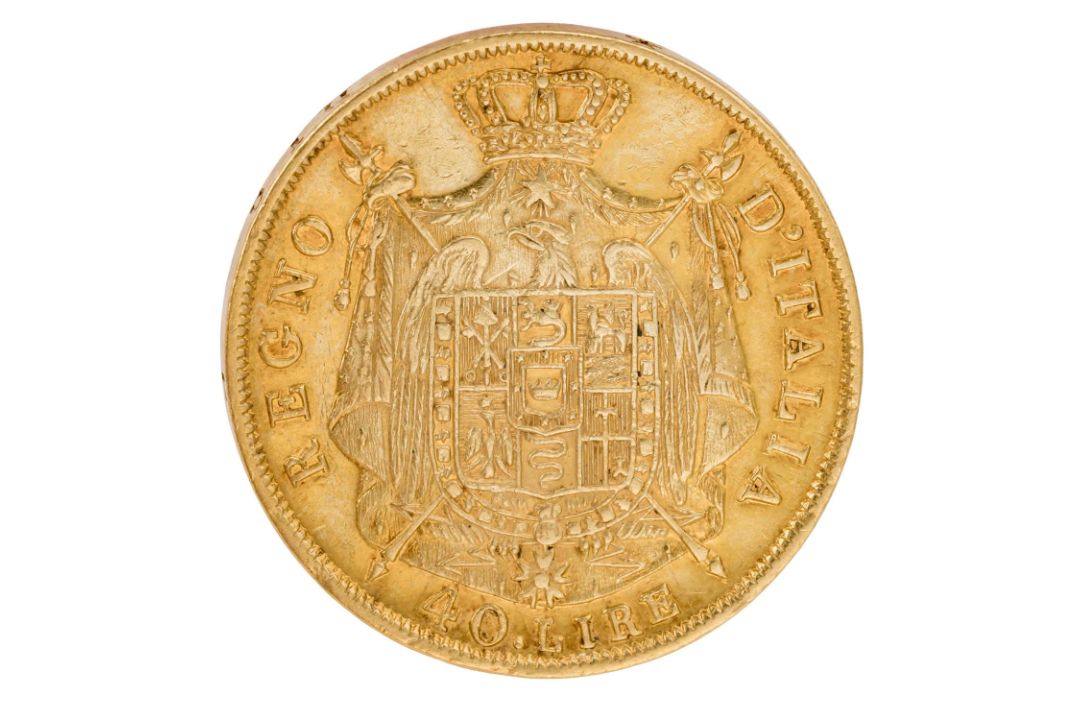 Italien /GOLD - Napoleon I. (1805-1814) 40 Lire 1814-M - Bild 2 aus 2