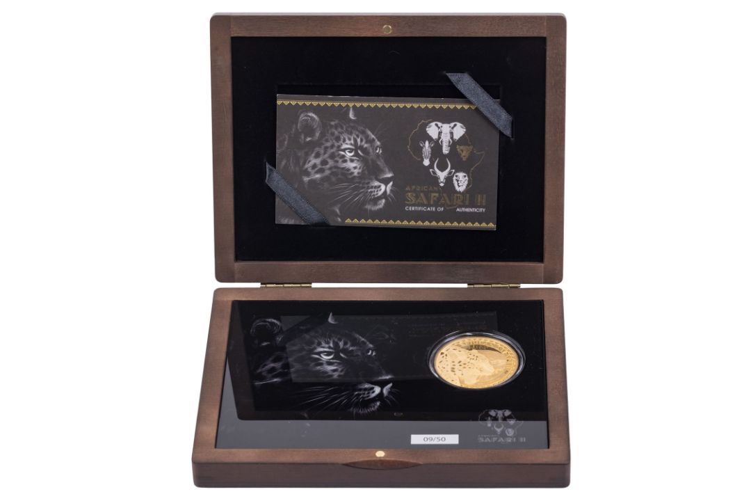 Republik Tschad /GOLD – 2 Unzen Leopard, 10.000 CFA 2023 - Bild 3 aus 3