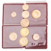 Gemischtes GOLDlot - 9 Münzen mit insg. ca. 34g Feingold,