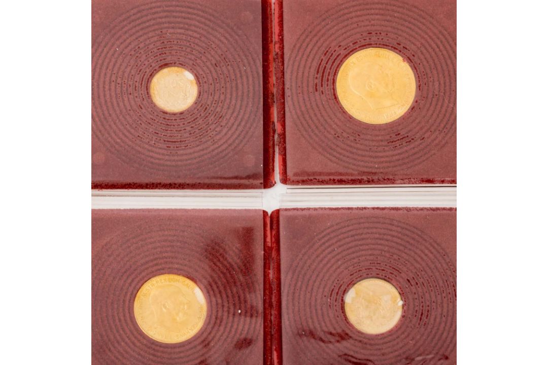 Gemischtes GOLDlot - 9 Münzen mit insg. ca. 34g Feingold, - Bild 4 aus 5