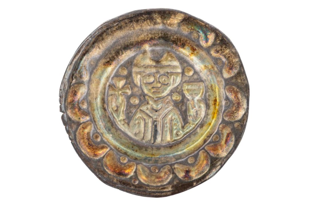 Bistum Augsburg - Brakteat, Udalschalk von Eschenlohe (1184-1202), - Bild 2 aus 2