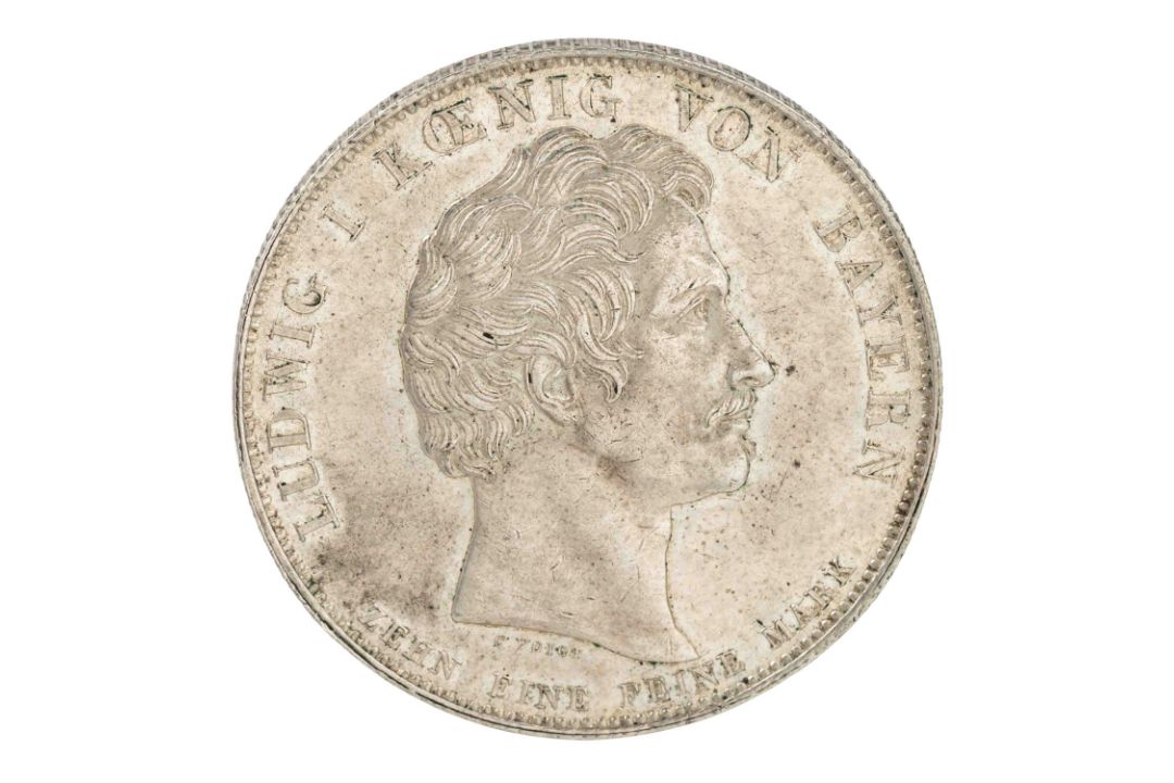 Altdeutschland - Bayern, Ludwig I. (1825-1848) Geschichtstaler 1834, - Bild 1 aus 2