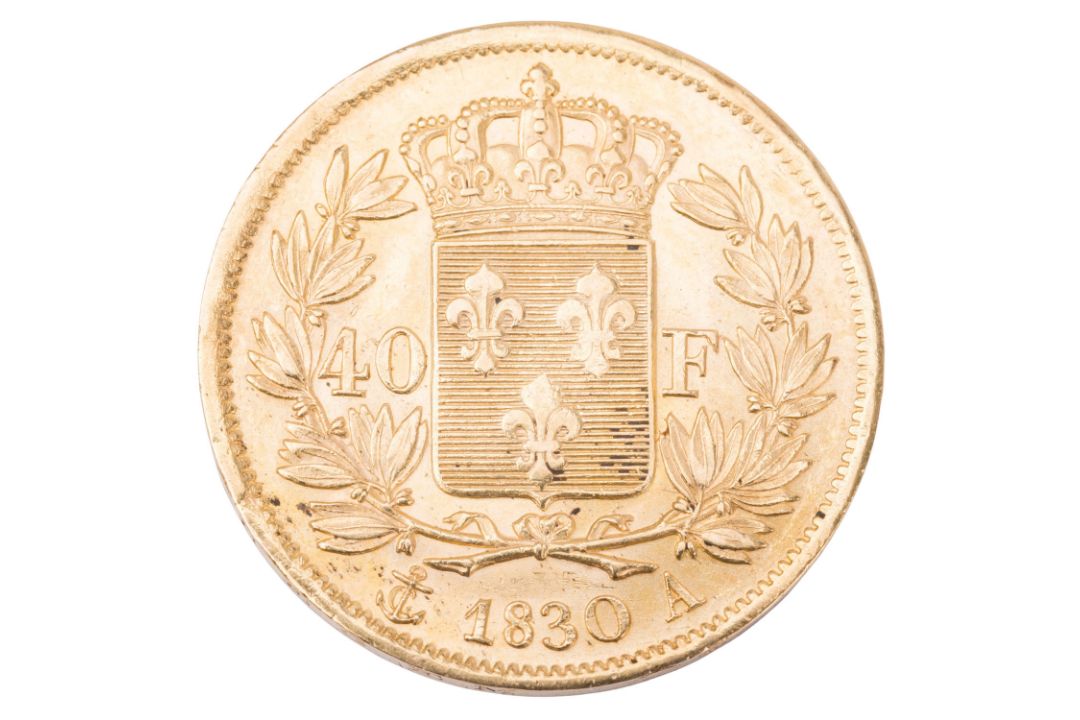 Frankreich - Charles X. (1824-1830) 40 Francs 1830-A - Bild 2 aus 2