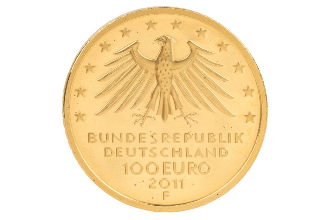 BRD / GOLD - 100 Euros Welterbe Wartburg,  - Bild 2 aus 3