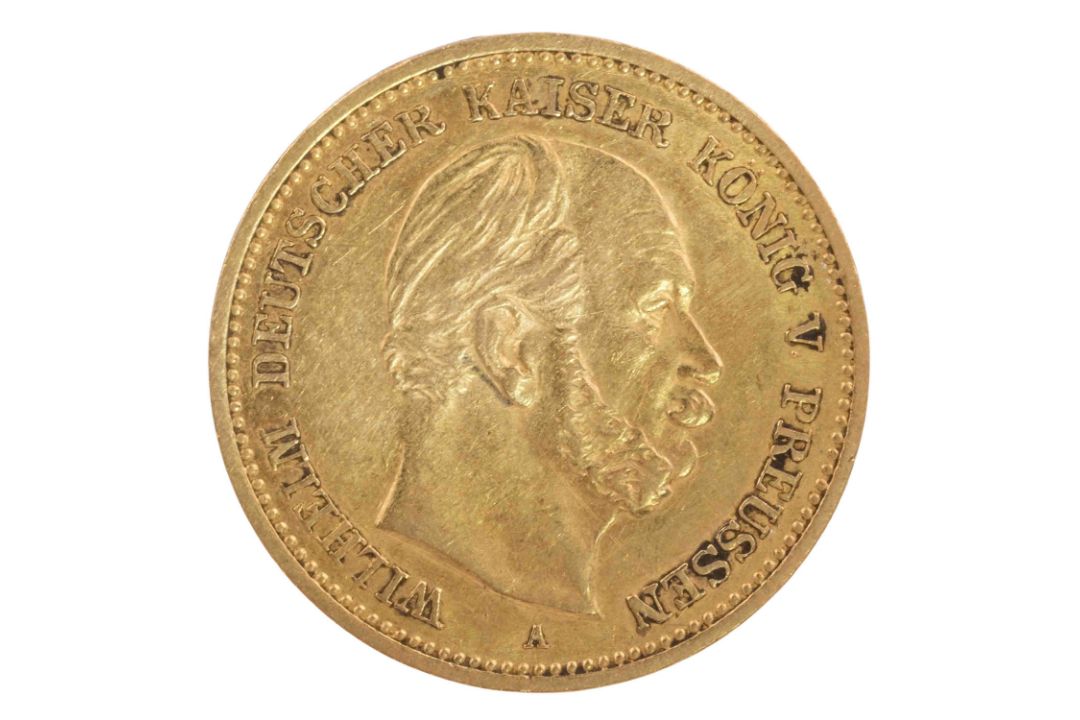 Preussen/GOLD Wilhelm I. 5 Mark 1877/A - Bild 2 aus 2