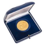 GOLDmedaille, "Dr. Johann Christian Eberle // 1869 - 1937", 