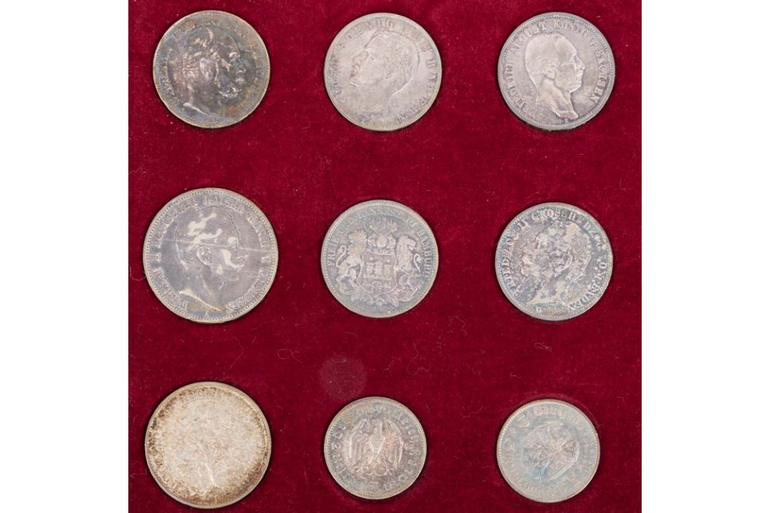 Deutschland/SILBER-Set "Vom Thaler zur Deutschen Mark", - Bild 2 aus 3
