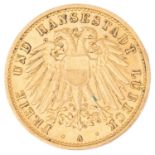 Lübeck/GOLD 10 Mark 1905/A