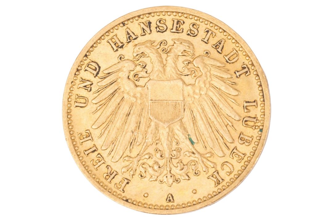 Lübeck/GOLD 10 Mark 1905/A - Bild 1 aus 2
