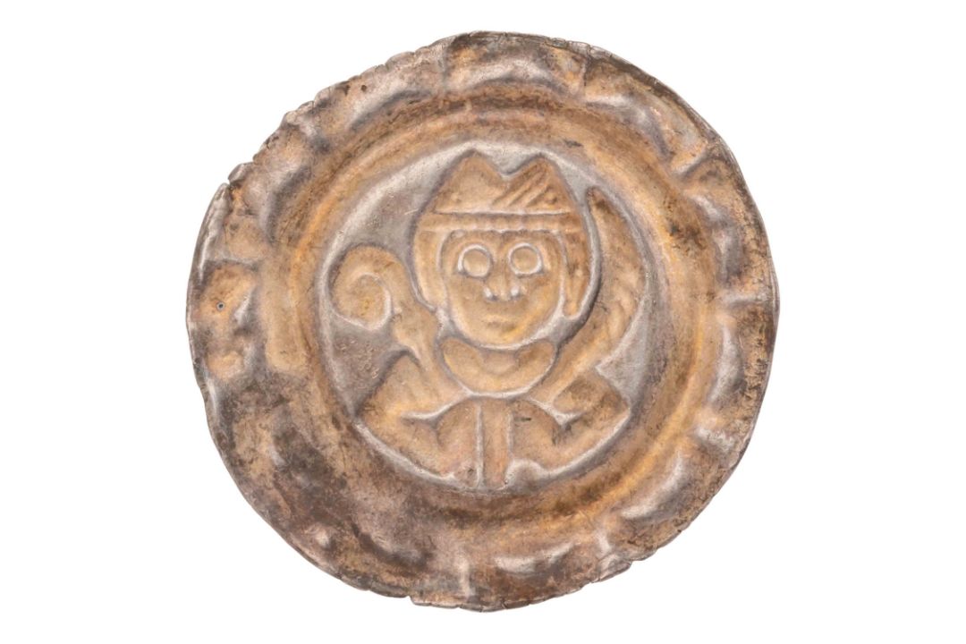 Bistum Augsburg - Brakteat, Hartwig II. von Hirnheim, 1202-1208,  - Bild 2 aus 2
