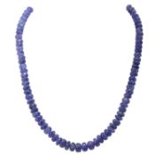 Kette aus Tansanit, 