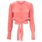 CHANEL VINTAGE Bluse, Gr. 38 (fr. 40).