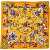 HERMÈS Seidencarré "KACHINAS",