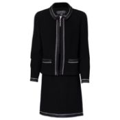 CHANEL BOUTIQUE VINTAGE Kostüm, Gr. ca. 38, Koll.: P 1994.