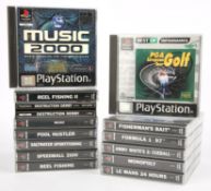PlayStation 1 (PS1) Variety bundle [14] (PAL) To include: Music, Music 2000, Le Mans 24 Hours,