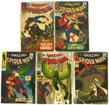 The Amazing Spider-Man Nos. 42, 43, 44, 48, 49 - a group of 5 issues featuring Key issues and 1st