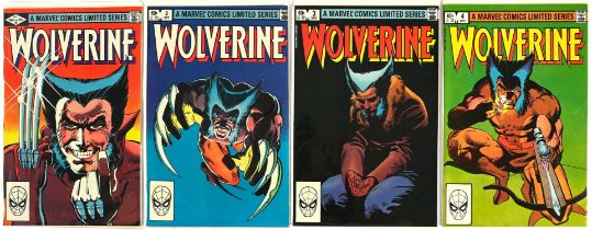 Wolverine by Frank Miller Nos. 1 - 4: a complete set of 4 comics in High-Grade 9.