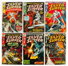 The Silver Surfer Nos. 9, 12, 13, 16, 17, 18 - a group of 6 issues featuring key 1st appearances