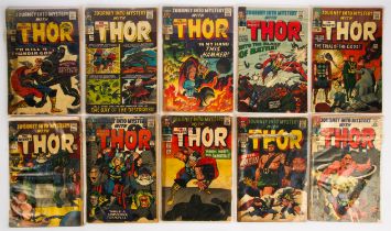 Journey Into Mystery featuring The Mighty Thor -a group of 14 Silver-age issues between Nos.