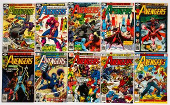 The Avengers No. 181 - 220: a sequential run of 40 Bronze-age issues in High-Grade condition