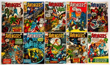 The Avengers: a group of 29 Silver and Bronze-age issues Between Nos. 72 - 100 featuring 1st