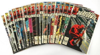 Daredevil Nos. 276-380 - a substantial sequential run of 105 Copper and Modern-age comics featuring