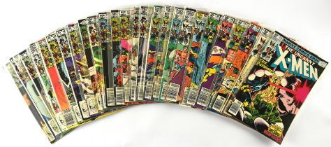 Uncanny X-Men Nos. 144 - 194 - a sequential run of 50 Bronze and Copper-age issues from the classic