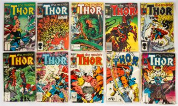 The Mighty Thor Nos. 337-382 - a complete Walt Simonson run of 46 Copper-age comics featuring Beta