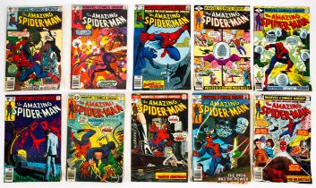 The Amazing Spider-Man - a group of 20 Bronze-age issues between Nos. 144 - 222 featuring key