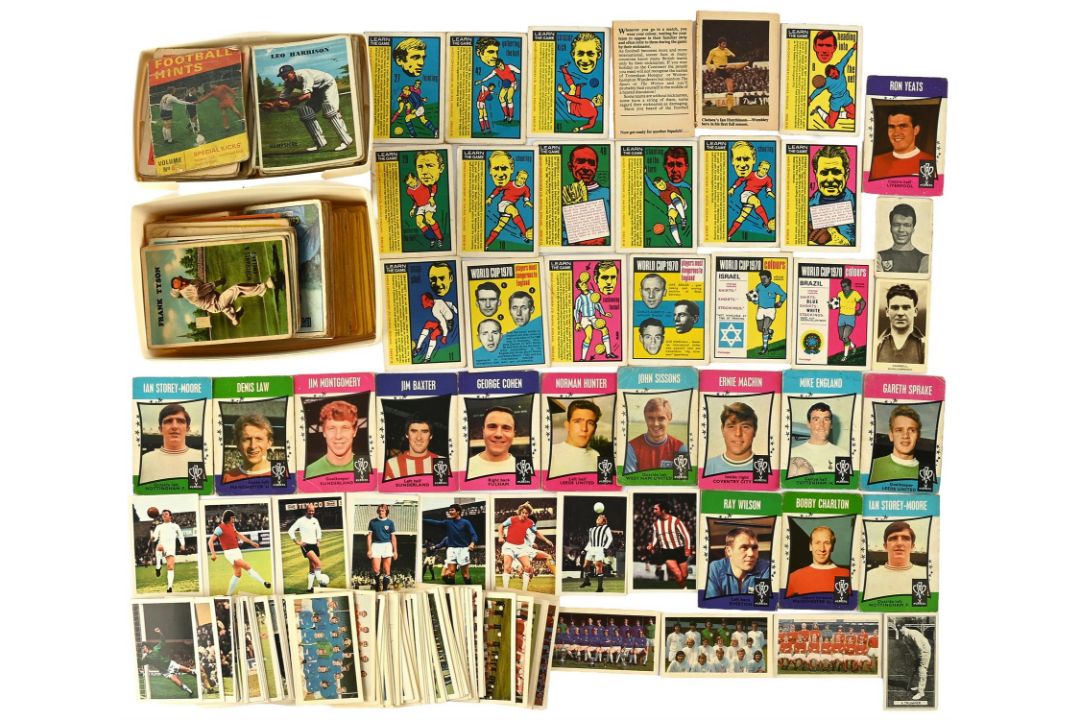 Large collection of Various Football and Soccer trading cards. To include cards from sets: A&BC