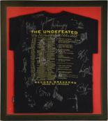 Arsenal FC - 'The Undefeated' 2003-04 season squad signed commemorative shirt featuring a full