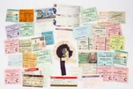 Large Collection of 56 Football Tickets ranging from 1964 onwards to include: Tottenham v Arsenal