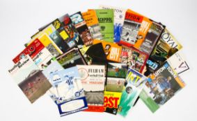 Large Collection 33 of Miscellanious Football Programmes from 1962 onwards to include: Fulham v