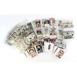 A Large Collection Of Various Loose Football Trading Cards In Archival Binder Sleeves,