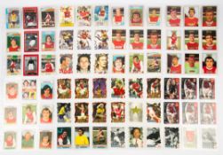 Approximately 100 Arsenal related Cigarette / Chewing Gum cards from various sets to include: 1997