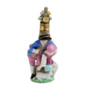 Continental Scent Bottle in the manner of Meissen